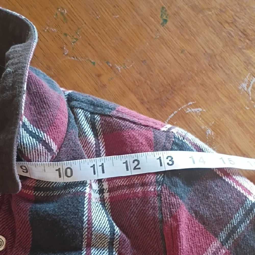 Dickies Red and Black Checkered Chore Coat Style Jacket. Size Small. - Picture 8 of 11